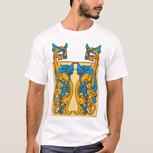 Camiseta Animais de Knotwork do céltico (Frente)