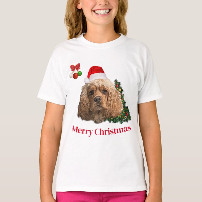 Camiseta animais de Natal (Frente)