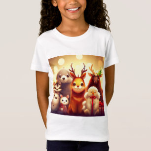 Camiseta Animais de Natal 1