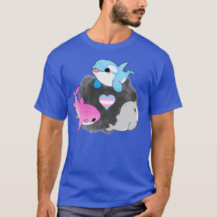 Camiseta Animais de orgulho trans