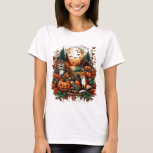 Camiseta Animais de outono e Bombas