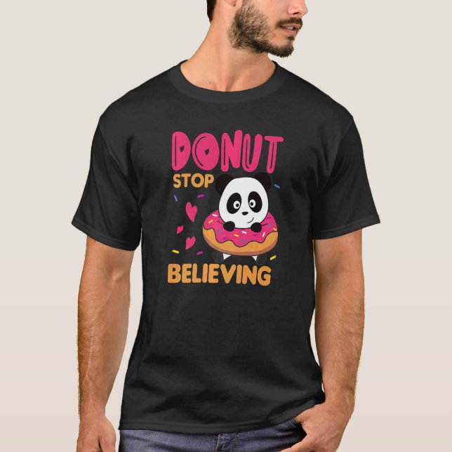 Camiseta Animais De Panda Doce Em Panda De Pasteira Doce De (Frente)