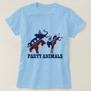 Camiseta Animais de partido