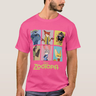 Camiseta Animais Divertidos na Cidade Amigos Desenho Animad