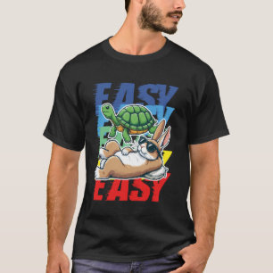 Camiseta Animais Divertidos u2013 A fábula da lebre e tarta