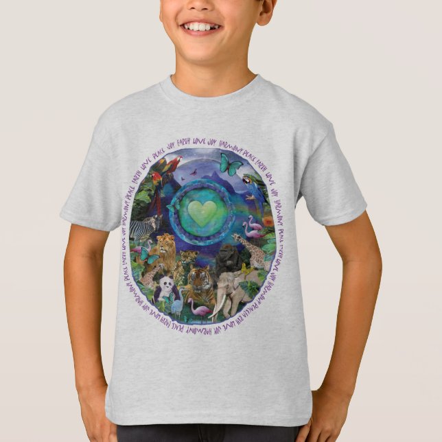 Camiseta Animais do Eco-Planeta (Frente)