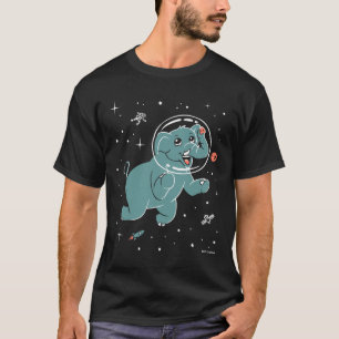 Camiseta Animais do elefante no espaço