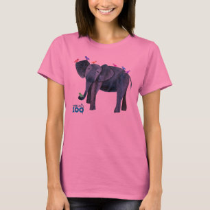 Camiseta Animais do jardim zoológico de Mabell, o elefante