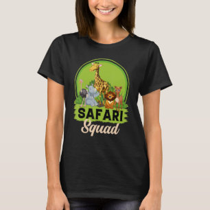 Camiseta Animais do Zoológico da Praça Safari
