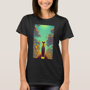 Camiseta Animais do Zoológico de Suricatas Natureza Animal