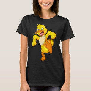 Camiseta Animais do Zoológico do Pato Amarelo Crianças Pato