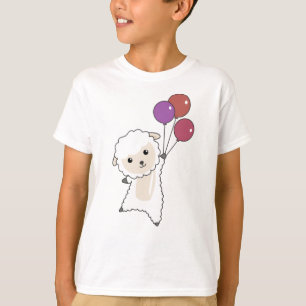 Camiseta Animais Doentes Voam Balões Para Crianças