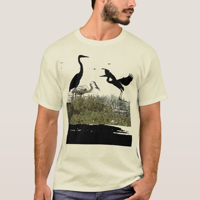 Camiseta Animais dos animais selvagens do pássaro da (Frente)