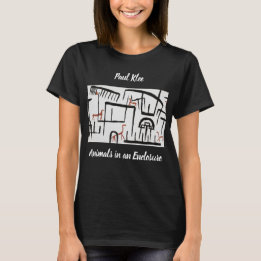 Camiseta Animais em um gabinete de Paul Klee T-Shirt