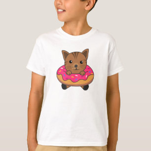 Camiseta Animais Engraçados De Gato Doce Em Gatos Engraçado