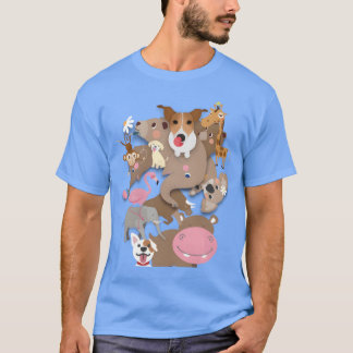 Camiseta Animais engraçados do zoológico engraçado