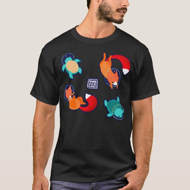 Camiseta Animais Espaciais Conjunto 1 (Frente)