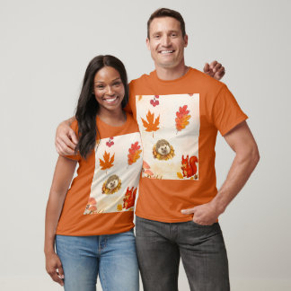 Camiseta Animais fofos na camiseta.