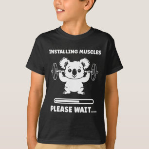 Camiseta Animais Instalando Músculos Fitness Musculação Ko
