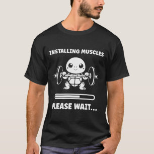 Camiseta Animais Instalando Músculos Fitness Musculação Tu
