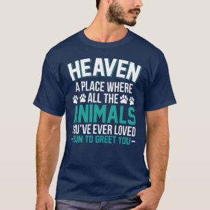 Camiseta Animais Lugar Celestial Presente Legal menina