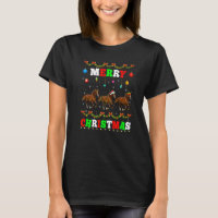 Animais Luzes Feliz Natal Papai Noel Cavalo