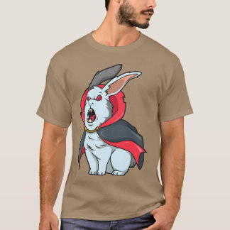 Camiseta Animais Monstros Coelho Vampiro retrô