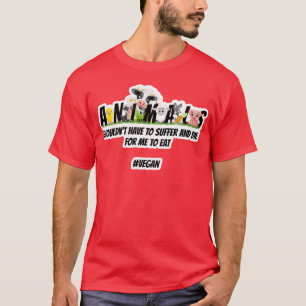 Camiseta Animais Não Devem Sofrer vintage