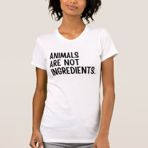 Camiseta Animais Não São Ingredientes