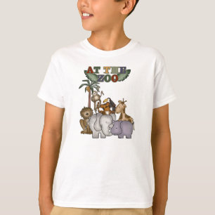 Camiseta Animais no jardim zoológico