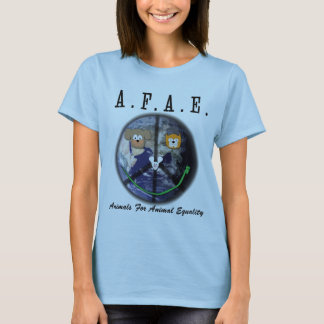 Camiseta Animais para o T #1 das mulheres animais da