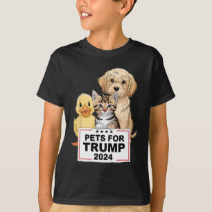 Camiseta Animais Para Trump Tornar Animais De Estimação Seg