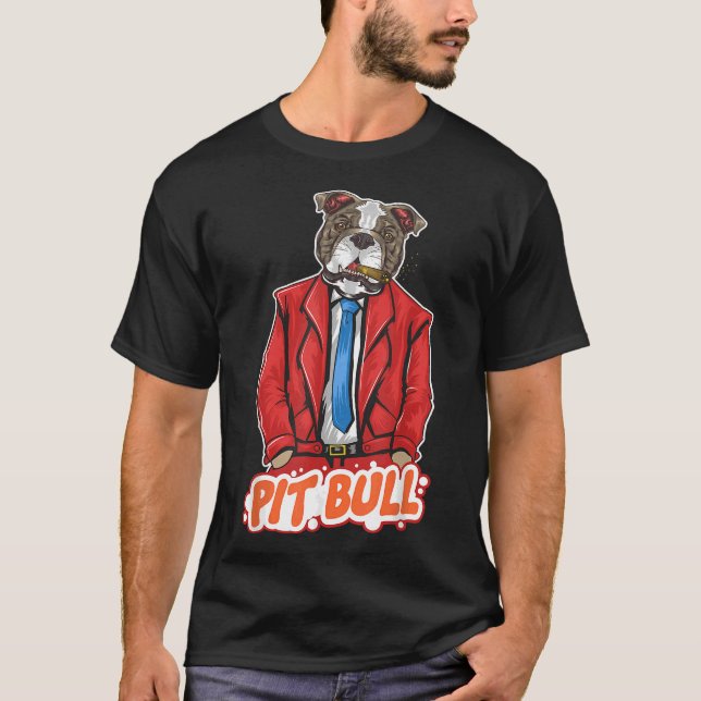 Camiseta Animais Pit Bull Cachorro Cachorro Cachorro (Frente)