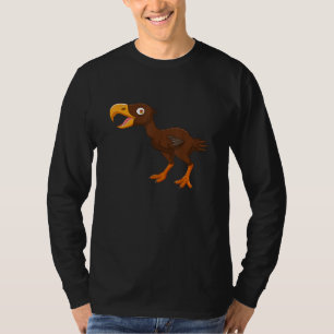 Camiseta Animais Pré-Históricos de Desenho Animado Fofos Pá
