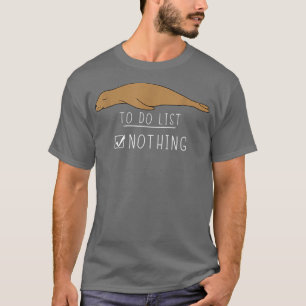 Camiseta Animais Preguiçosos Kawaii Cute De Tubarão Para Fa