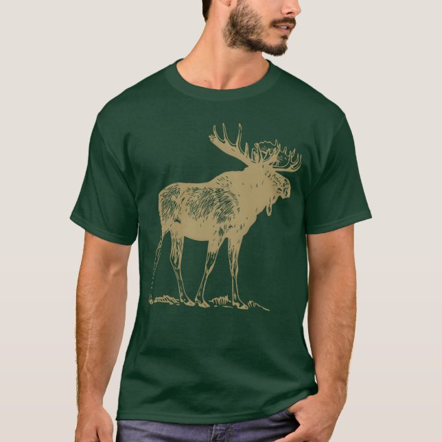 Camiseta Animais Presente de Alce (Frente)