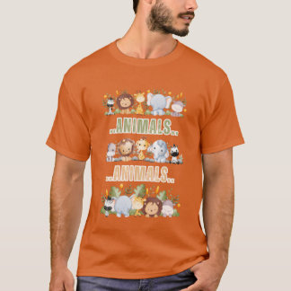 Camiseta Animais retrô