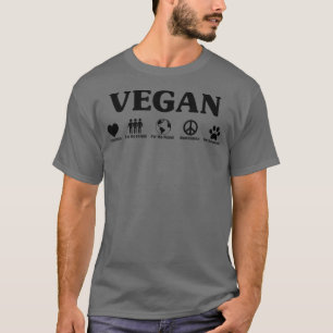 Camiseta Animais São Amigos Não Veganos Comidas Vegetariano