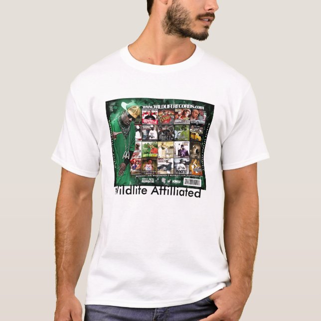 Camiseta Animais selvagens Affilliated (Frente)