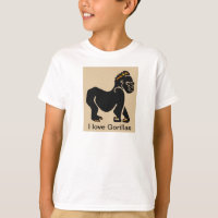 Animais selvagens - Amo GORILLAS - Ape - Primato-