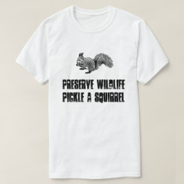Camiseta Animais selvagens da conserva