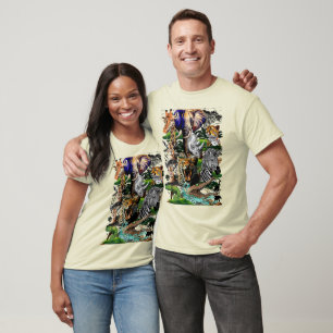 Camiseta Animais Selvagens da savana africana