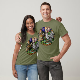 Camiseta Animais Selvagens da savana africana