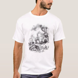 Camiseta Animais selvagens 'de uma história da terra