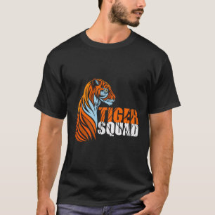 Camiseta Animais Selvagens do Esquadrão Tiger Selvagem Gato