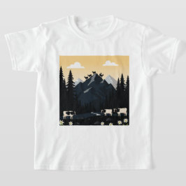 Camiseta Animais selvagens e de fazenda