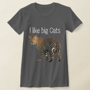 Camiseta Animais selvagens leopardo