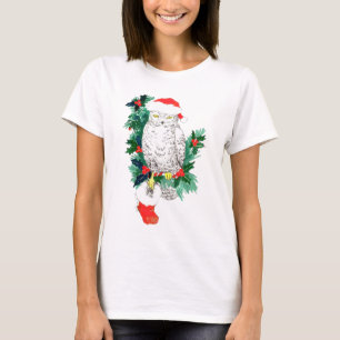 Camiseta Animais selvagens lunáticos do Natal de Alaska