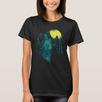Camiseta Animais Selvagens Montanhas Luminosas Luminosas Co