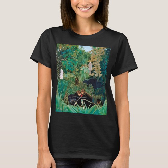Camiseta Animais Selvagens na Floresta Tropical (Frente)